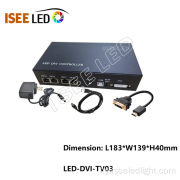 LED լուսավորող Madrix ծրագրային ապահովման համար Comptatible DVI Controller